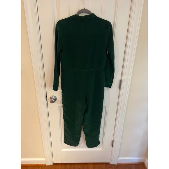 Anthropologie Corey Lynn Calter Talia Soft‎ Cupro Green Jumpsuit Size XS - Picture 5 of 8